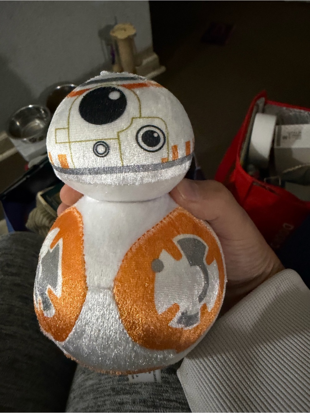 Star Wars BB-8 Plush Buddy - White, Orange & Silver